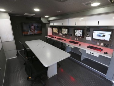 The interior work area is shown. The MCV will join the CPS fleet this week.