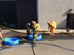 Fire officials locked down the Coast Plaza Hotel Aug. 30, 2016 after a chemical leak.