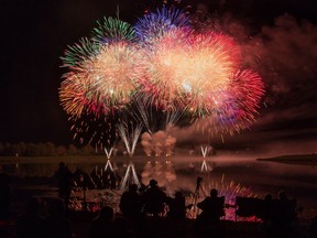 Team Mexico competes at Globalfest 2016. This year, the fireworks show will feature Canada's provinces.