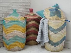 Graphic Printed Large Baskets, from West Elm.