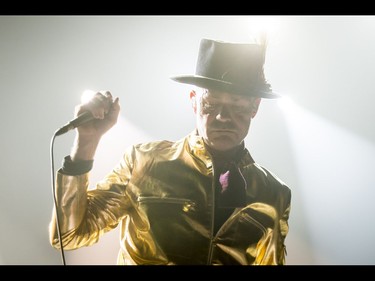 Gord Downie leads a Tragically Hip concert at the Scotiabank Saddledome in Calgary, Alta., on Monday, Aug. 1, 2016. The show was part of the iconic band's final tour, happening in the wake of Downie's incurable brain cancer diagnosis. Lyle Aspinall/Postmedia Network