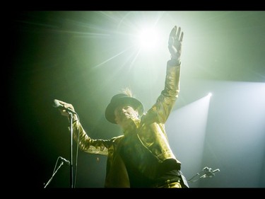 Gord Downie leads a Tragically Hip concert at the Scotiabank Saddledome in Calgary, Alta., on Monday, Aug. 1, 2016. The show was part of the iconic band's final tour, happening in the wake of Downie's incurable brain cancer diagnosis. Lyle Aspinall/Postmedia Network