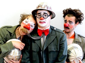 Members of the comedy troupe That Dog Was a Band Now presented In the Trenches during the Calgary Fringe Festival.