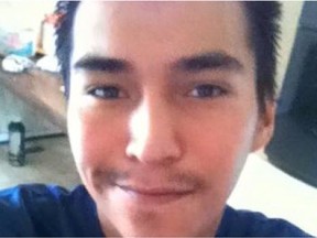 Colten Boushie, 22, was killed Tuesday after the vehicle he was in drove on to a farm near Biggar, about 90 kilometres west of Saskatoon. Facebook  ORG XMIT: POS1608121816580537