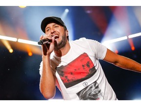 Luke Bryan performs at the CMA Music Festival at Nissan Stadium on Sunday, June 12, 2016, in Nashville, Tenn.