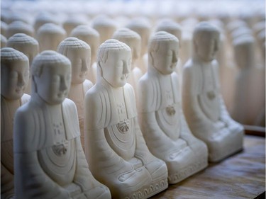 Buddha Images from the Avatasmsaka Monastery. 
Photo by Victor Wong.