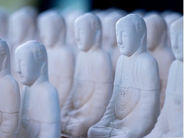 Buddha Images from the Avatasmsaka Monastery. Photo by Victor Wong.