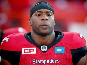 Calgary Stampeders running back Jerome Messam.