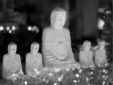 Buddha Images from the Avatasmsaka Monastery. 
Photo by Victor Wong.