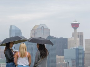 Environment Canada says parts of southern Albertan can expect 20 to 50 mm of rain today and this evening.