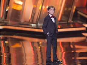 Jacob Tremblay speaks before announcing the winner of the Best Actor in a Drama Series at the Canadian Screen Awards. Last year he was in Calgary shooting Burn Your Maps, which will make its debut at the Toronto International Film Festival.