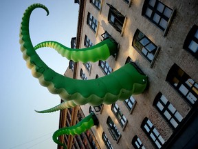 The Tentacles exhibit invaded an Inglewood building as part of Beakerhead.