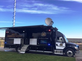 The Calgary Police Service announced Aug. 4, 2016, it will be deploying a new mobile command vehicle, which was purchased through Flood Resiliency Program funding.