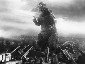 The Calgary Underground Film Festival has postponed its first  screening in the Rooftop Screenings Series. Godzilla Vs. Destoroyah will now screen Aug. 17 on the rooftop of the Calgary's downtown Marriott hotel. The above picture is from the 1954 Godzilla film.