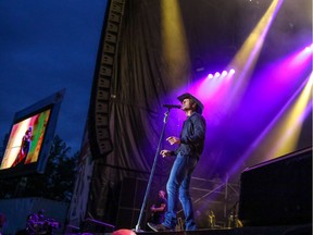 Tim McGraw closes out Day 2 of Country Thunder at Prairie Winds Park in Calgary, Ab., on Saturday August 20, 2016. Organizers have announced that the festival will return to the same venue in August of next year.