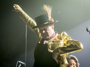 Gord Downie and the Tragically Hip perform at the Scotiabank Saddledome in Calgary.