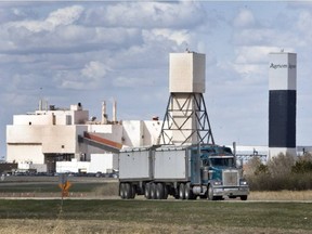 Agrium's potash mine in Vanscoy, Saskatchewan.