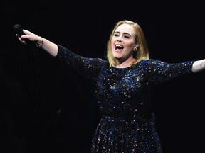 Adele performs  at Wells Fargo Center on September 9, 2016 in Philadelphia, Pennsylvania.