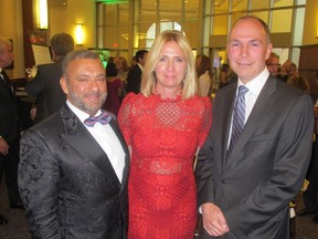 Cal 0917 Libin 7 Pictured, from left, at the hugely successful The Beat Goes on Gala in support of the Libin Cardiovascular Institute of Alberta are gala co-chair Tony Dilawri and his wife Ellen with Dr. Todd Anderson, director of the institute.