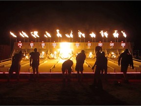Flame-throwing skeeball, one of the highlights of last year's Beakernight. This year's Beakernight goes in Bridgeland on Saturday.