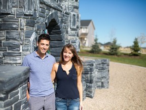 Alicia Ogley and Adam D'Amico bought a home at Carnaby Heights in Nolan Hill.