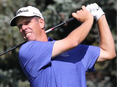 Champions League golfer Doug Garwood plays in the Shaw Classic RBC ProAm event at the Canyon Meadows Golf Club on Wednesday August 31, 2016.