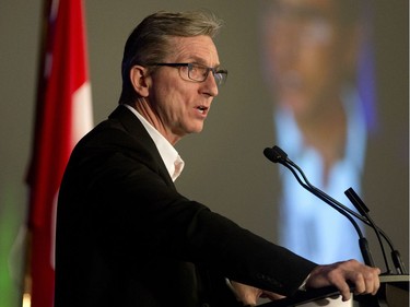 Rich Kruger, CEO of Imperial Oil addresses the Global Business Forum in a panel on Energy's Future Friday September 30, 2016 at the Banff Springs Hotel.