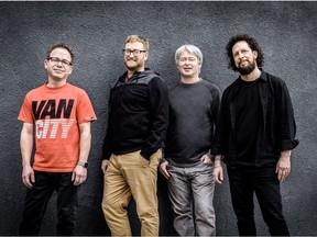 Canadian jazz fusion act Metalwood features, from left, Brad Turner, Chris Tarry, Mike Murley, Ian Froman
