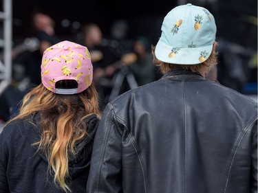 Coordinating accessories spotted during a performance by Wildlife at X-Fest 2016 in Calgary, Alta., on Sunday, Sept. 4, 2016. Elizabeth Cameron/Postmedia