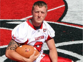 An undated photo of Eastern Washington University quarterback Bo Levi Mitchell