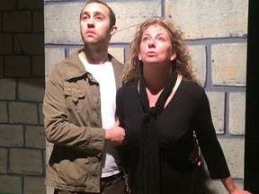 David Sklar and Kira Bradley in After Jerusalem.