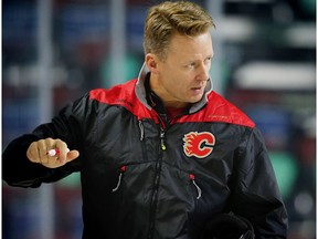 Calgary Flames head coach Glen Gulutzan.