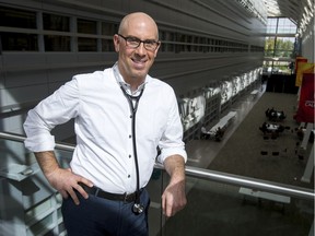 Dr. Dan Muruve stands for a photo in the Heritage Medical Research Building in Calgary, Alta., on Thursday, Sept. 8, 2016. Muruve plans to participate in the Kidney March in Millarville on Sept. 9.
