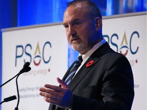 Gavin Young, Calgary Herald CALGARY, AB: NOVEMBER 03, 2015 - Mark Salkeld,  President and CEO of PSAC, Petroleum Services Association of Canada, shown here in 2015, at the Telus Convention Centre. (Gavin Young/Calgary Herald)