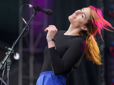 Hannah Georgas performs at X-Fest 2016 in Calgary, Alta., on Sunday, Sept. 4, 2016.