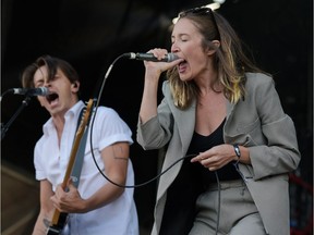 July Talk performs at X-Fest 2016 in Calgary, Alta., on Sunday, Sept. 4, 2016.