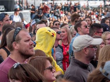 Looks like a Pikachu got away in the crowd at X-Fest at Fort Calgary in downtown Calgary, Ab., on Saturday September 3, 2016.