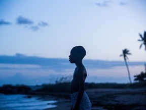 Alex Hibbert in a scene from the film,  Moonlight.