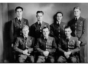 The Murphy Crew, pictured here in 1943, were all awarded the Distinguished Flying Cross.