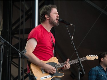 Paul Murphy of  Wintersleep performs at X-Fest at Fort Calgary in downtown Calgary, Ab., on Saturday September 3, 2016.