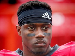 Calgary Stampeders DaVaris Daniels during CFL football in Calgary, Alta., on Sunday, August 28, 2016. AL CHAREST/POSTMEDIA