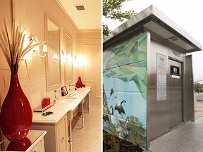 A pair of Calgary washrooms have been named as finalists in the 2016 Canada’s Best Restroom contest, put on annually by Cintas Canada Ltd.