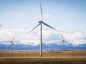 TransAlta wind turbines are shown at a wind farm near Pincher Creek, Alta., Wednesday, March 9, 2016. There are three things one can be assured of in the Pincher Creek area of southwestern Alberta Äî death, taxes and the wind will blow.THE CANADIAN PRESS/Jeff McIntosh ORG XMIT: JMC202