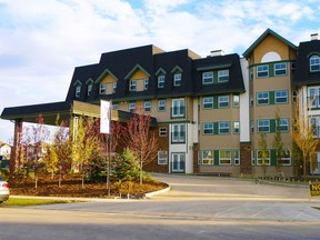 The exterior of Swan Evergreen Village by Origin.