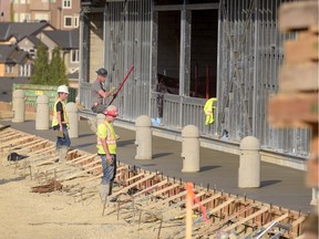 Aspen Woods Elementary School is shown here while under construction in Calgary, Alta., on Friday, Sept. 30, 2016.