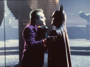 Batman (Michael Keaton) and The Joker (Jack Nicholson) face off in Batman. The Fifth Reel screens the 1989 Tim Burton film on Friday.