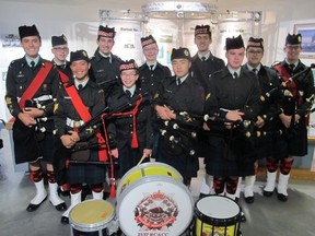Cal 1008 Military 9  The  Battle of the Somme Commemorative Dinner held Sept 24 at The Military Museums of Calgary had many highlights not the least of which were  performances from the Regimental Pipes and Drums of the Calgary Highlanders' Cadet Corps.