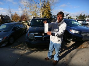 Martin Morett and his neighbours woke up on Thursday October 6, 2016, to find parking tickets on their vehicles parked around the cul-de-sac of Woodmount Green S.W. in Calgary.