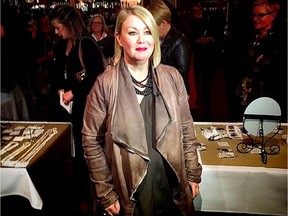 Jann Arden at Cibo restaurant on Wednesday October 26, 2016. Where she launched a line of jewelry whose sales will support the Dogs With No Names (DWNN) initiative that provides contraception for canines on reserves to prevent overpopulation and suffering. (Supplied/Postmedia Calgary)
