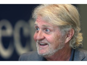 Tom Cochrane speaks with The Herald at the National Music Centre Friday afternoon after a Showcase room in tribute to him was unveiled.